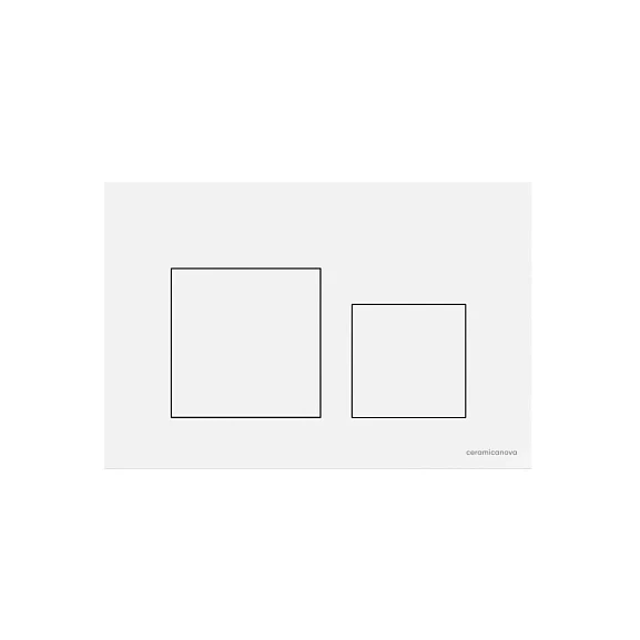 Клавиша смыва Ceramicanova Balance Square CN12-002W белый глянец