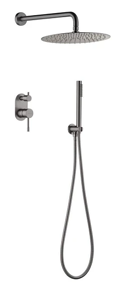 Душевой комплект Boheme Uno 464-GM графит
