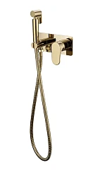 Гигиенический душ со смесителем Boheme Spectre 457-G скрытый монтаж золото