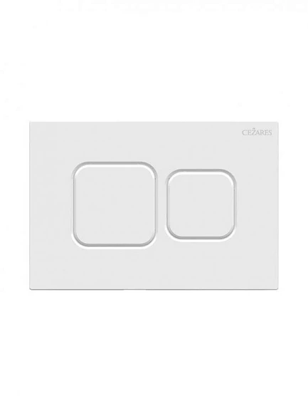 Клавиша смыва Cezares Pneumatic PN2-BTN-BL белый глянец