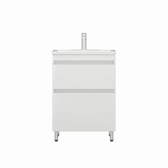 Тумба под раковину Corozo Алабама 60 Z2 белый глянец напольная