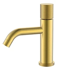 Смеситель Boheme Stick 121-MG.2 для раковины золото матовое ручка Touch