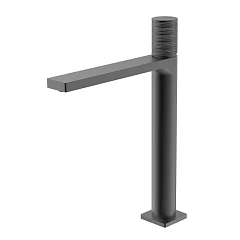 Смеситель Vincea Domus VBF-5DM02GM для раковины вороненая сталь