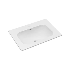 Мебельная раковина Vincea Elise 80*53 Corian белая матовая (приобретается в комплекте с тумбой)