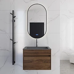 Комплект мебели Vincea Chiara 60 дуб чарльстон (серая раковина)