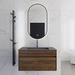 Комплект мебели Vincea Chiara 80 дуб чарльстон (серая раковина)