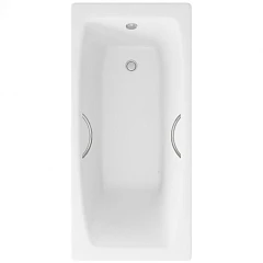 Чугунная ванна Delice Repos 150х70 с ручками (комплект)