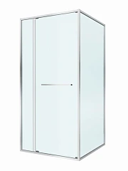 Душевой уголок Cezares Lux LUX-A-FS-11-100-C-CR 100*100*195 профиль хром без поддона