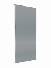 Душевая перегородка Walk-in BelBagno UNO-L-1-TB-90-GR-Cr , стекло графит, профиль хром, 900x2000 мм