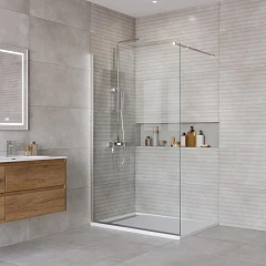 Душевая перегородка BelBagno Walk-in Kraft 110*195 без поддона