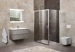 Душевой уголок BelBagno Unique 110-125*80*190 без поддона
