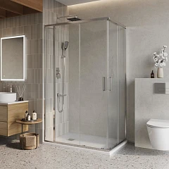 Душевой уголок BelBagno LUCE-AH-21-125/80-C-Cr 125*80*195 без поддона