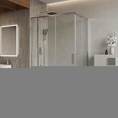 Душевой уголок BelBagno LUCE-AH-21-125/100-C-Cr 125*100*195 без поддона