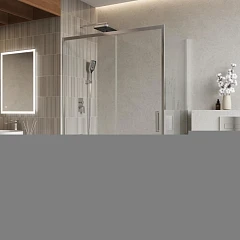 Душевой уголок BelBagno LUCE-AH-1-130/80-C-Cr 130*80*195 без поддона