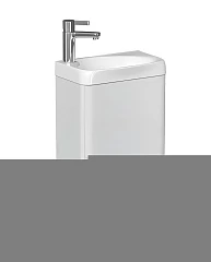 Тумба с раковиной Velvex Bio maxi 400-1-0 белый глянец