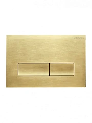 Клавиша смыва Cezares Slider SLIDER-BTN-BORO брашированное золото