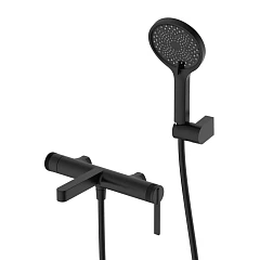 Смеситель DQ Bonn DA1703205 для ванны и душа черный матовый