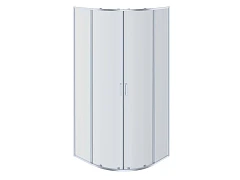 Душевой уголок Aquatek Ария 100*100*200 четверть круга, профиль хром без поддона