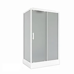 Душевая кабина Parly Бетт/Bett 120х80х215 прямоугольная профиль белый