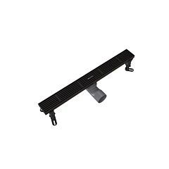 Душевой лоток Knotlor Шторм/Storm 50 матовый черный