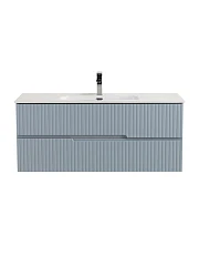 Тумба с раковиной Cezares Дуэт-Н/Duet-N 120 голубая жемчужная (раковина CZR-8095-120)