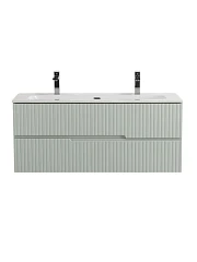 Тумба с раковиной Cezares Дуэт-Н/Duet-N 120 зеленая жемчужная (раковина CZR-8073-120-1-2)