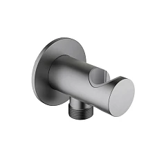 Шланговое подключение Aquatek AQ2464BGM с держателем оружейная сталь