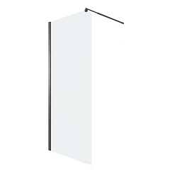 Душевая перегородка Niagara Eco NG-551-90BLACK 90х190 стекло прозрачное 6 мм, цвет профиля черный без поддона