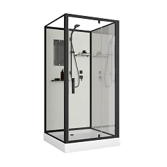 Душевая кабина Niagara Standart ST100/15Q/BL/BK 100х100х200 без крыши 