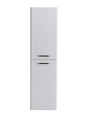 Пенал BelBagno Дуэ/Due 40 Bianco Lucido, ручки атласный никель L/R
