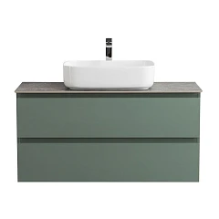 Тумба с раковиной BelBagno Крафт/Kraft 100 еловая матовая со столешницей Granito