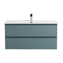 Тумба с раковиной BelBagno Крафт/Kraft 100 голубая матовая (раковина BB-8099-100)