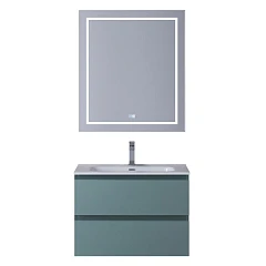 Комплект мебели BelBagno Крафт/Kraft 39 70 подвесной голубой матовый (раковина BB700/390ETL)