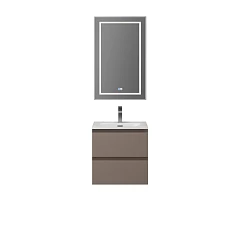 Комплект мебели BelBagno Крафт/Kraft 39 50 подвесной бежевый матовый (раковина BB-8099-3-50)