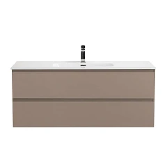 Тумба с раковиной BelBagno Крафт/Kraft 120 с двумя ящиками бежевая матовая (раковина BB1200ETL)