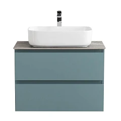 Тумба с раковиной BelBagno Крафт/Kraft 70 голубая матовая (столешница Granito)