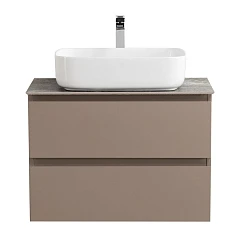 Тумба с раковиной BelBagno Крафт/Kraft 60 бежевая матовая (столешница Granito)