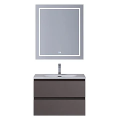 Комплект мебели BelBagno Крафт/Kraft 60 темно-серый матовый (раковина BB-8099-60)