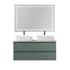 Комплект мебели BelBagno Крафт/Kraft 120 с четырьмя ящиками еловый матовый (столешница Cemento)