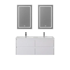 Комплект мебели BelBagno Крафт/Kraft 120 с четырьмя ящиками Bianco Opaco (раковина BB1200-2-ETL)