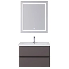 Комплект мебели BelBagno Крафт/Kraft 75 темно-серый матовый