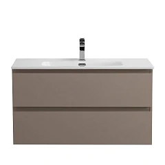 Тумба с раковиной BelBagno Крафт/Kraft 90 бежевая матовая (раковина BB900ETL)