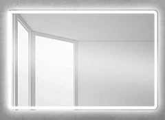 Зеркало BelBagno SPC-MAR-1000-600-LED-BTN 100*60 с Led подсветкой кнопочный выключатель