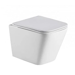 Подвесной унитаз WeltWasser Gelbach 004 MT-WT 34*49 белый матовый безободковый с крышкой-сиденьем микролифт Подвесной унитаз WeltWasser Gelbach 004 MT-WT 34*49 белый матовый безободковый с крышкой-сиденьем микролифт