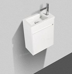 Тумба с раковиной BelBagno Pietra Mini 40 R Bianco Lucido