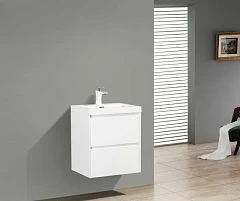 Тумба с раковиной BelBagno Pietra Mini 50 Bianco Lucido