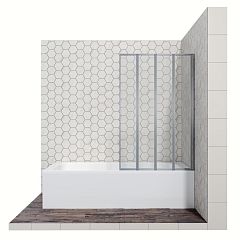 Шторка на ванну Ambassador Bath Screens 16041111R 100*140 R