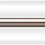 Декоративный молдинг Монти на боковую панель короткую бронза