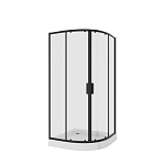 Душевое ограждение Niagara Nova NG-6807-08 BLACK 100*100*190 без поддона