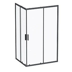 Душевой уголок AM.PM Gem S Twin 120*90*200 профиль черный матовый без поддона Душевой уголок AM.PM Gem S Twin 120*90*200 профиль черный матовый без поддона